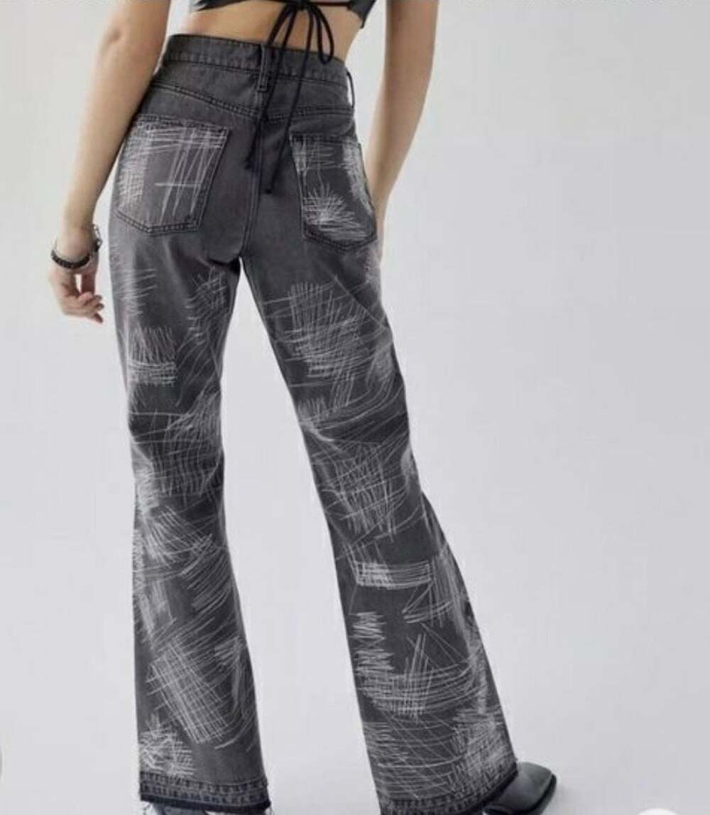 BDG 90's Bootcut Embroidered Scribble Jeans